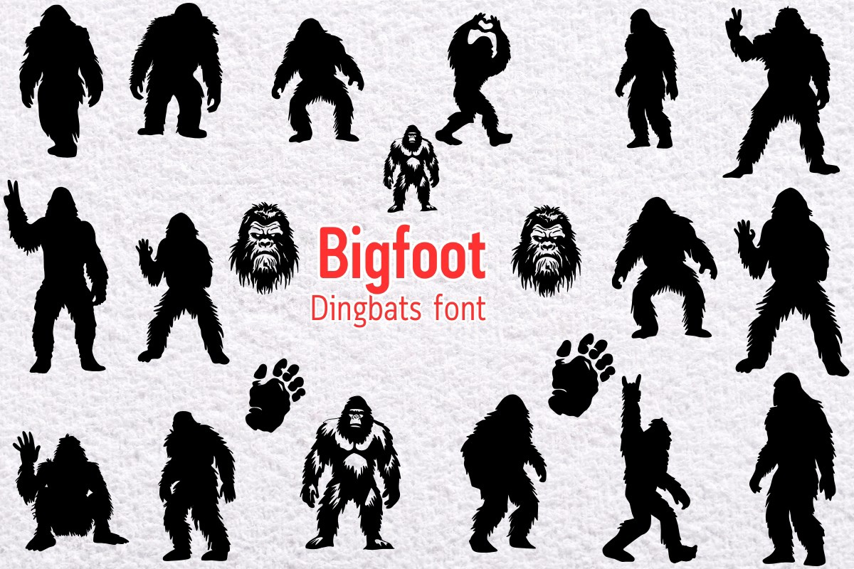 Bigfoot Font preview