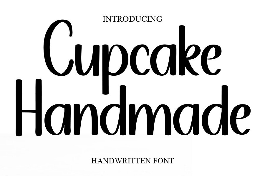 Cupcake Handmade Regular Font preview