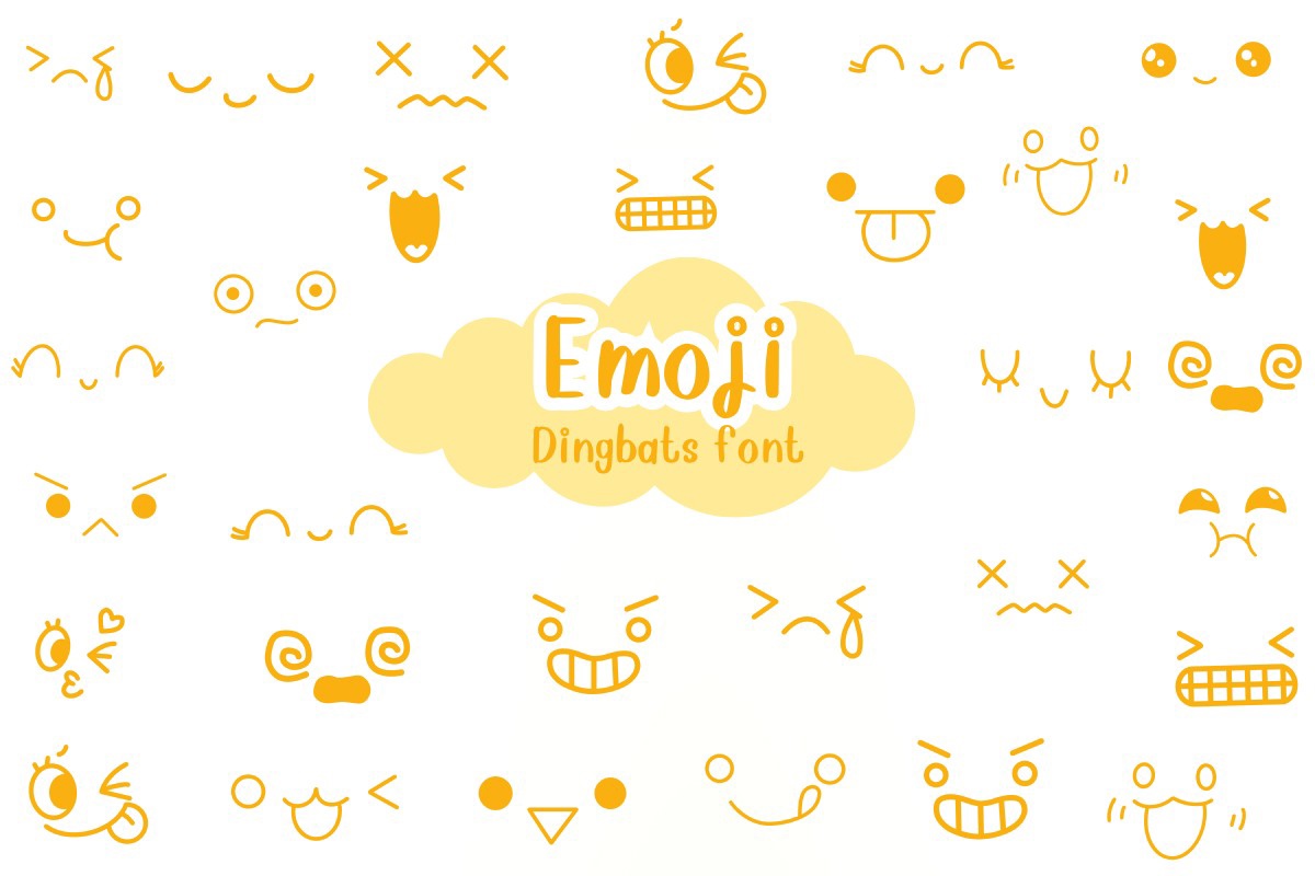 Emoji Regular Font preview