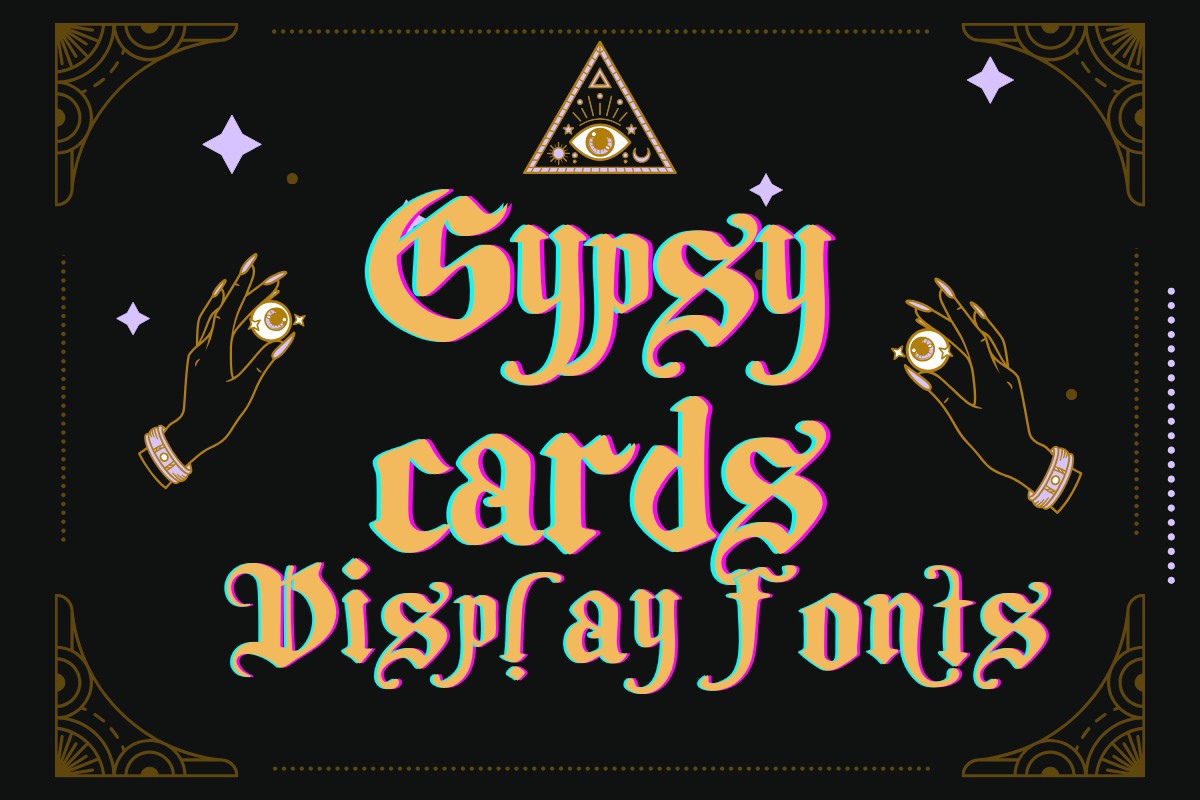 Gypsy Cards Regular Font | xFonts.pro