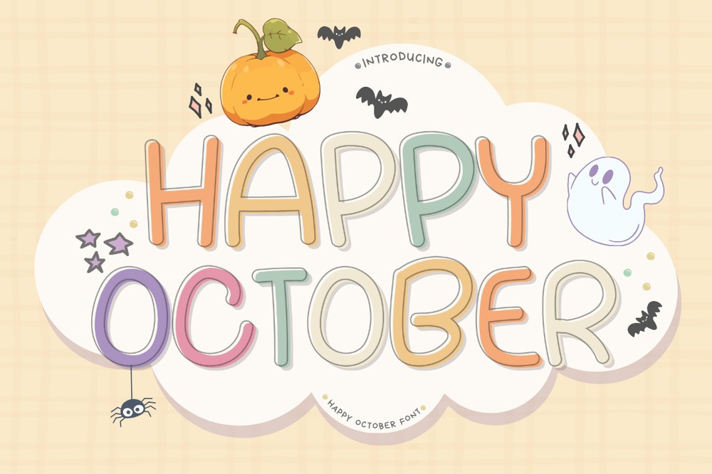 Happy October Font preview