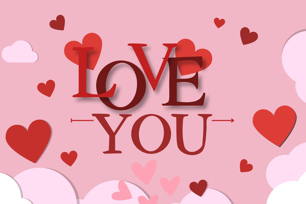 Love You Font preview