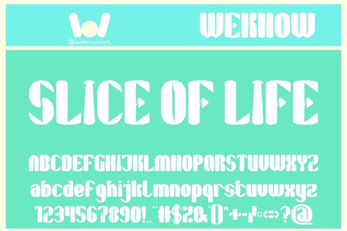 Slice of Life Bold Italic Font preview