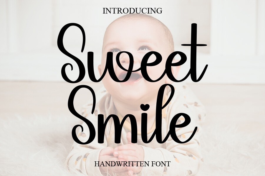 Sweet Smile Font preview