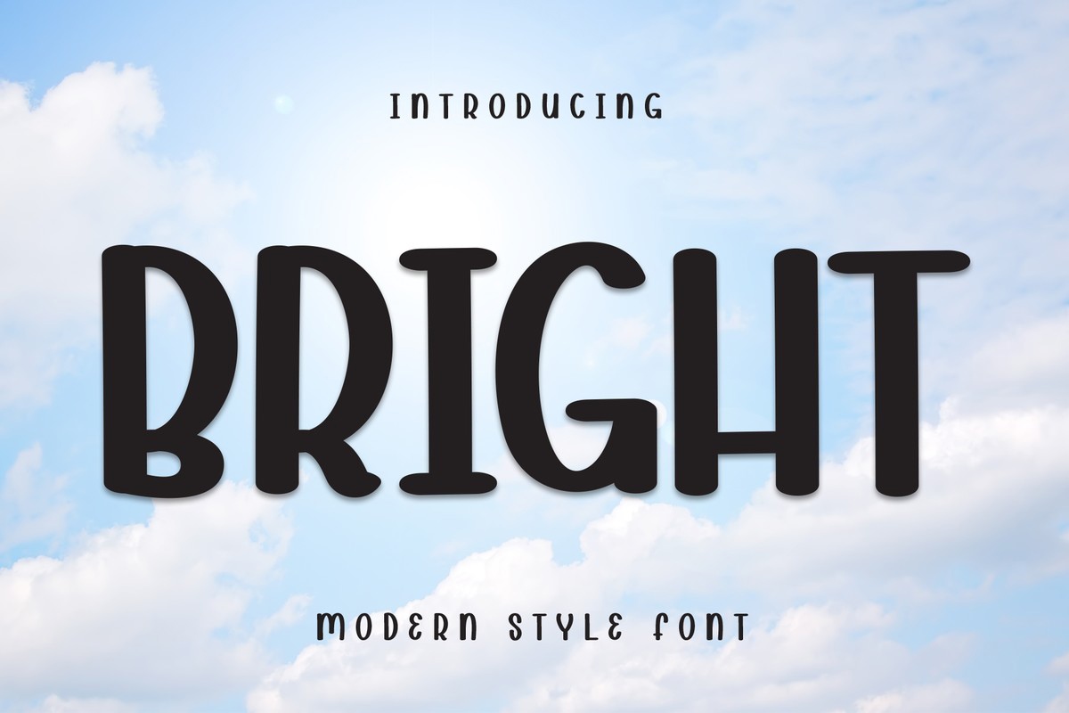 Bright Regular Font preview