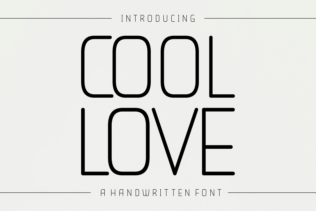 Cool Love Font preview