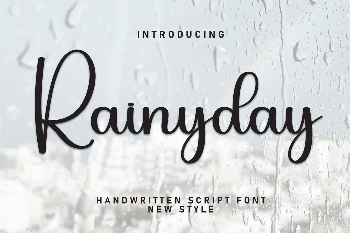 Rainyday Regular Font preview