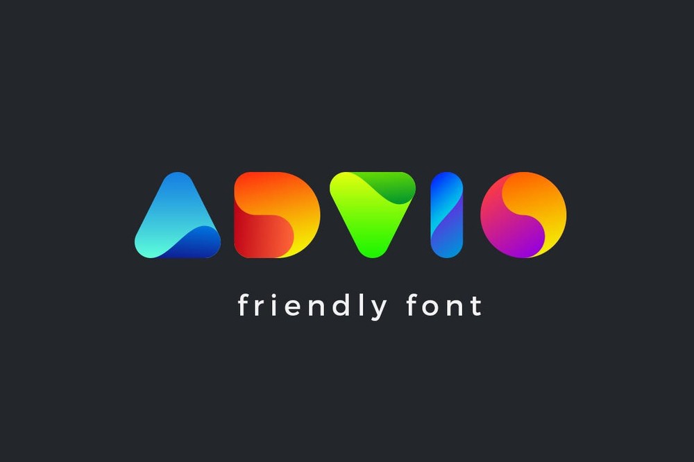 Advio Light Font preview