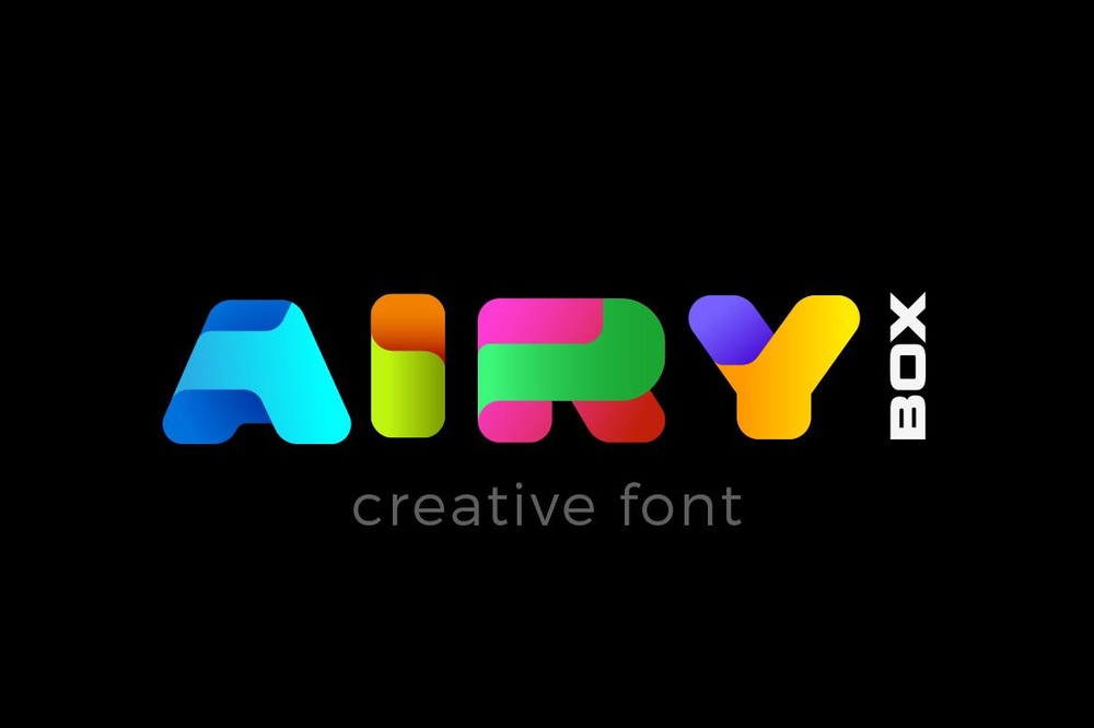 Airy Box Regular Font preview