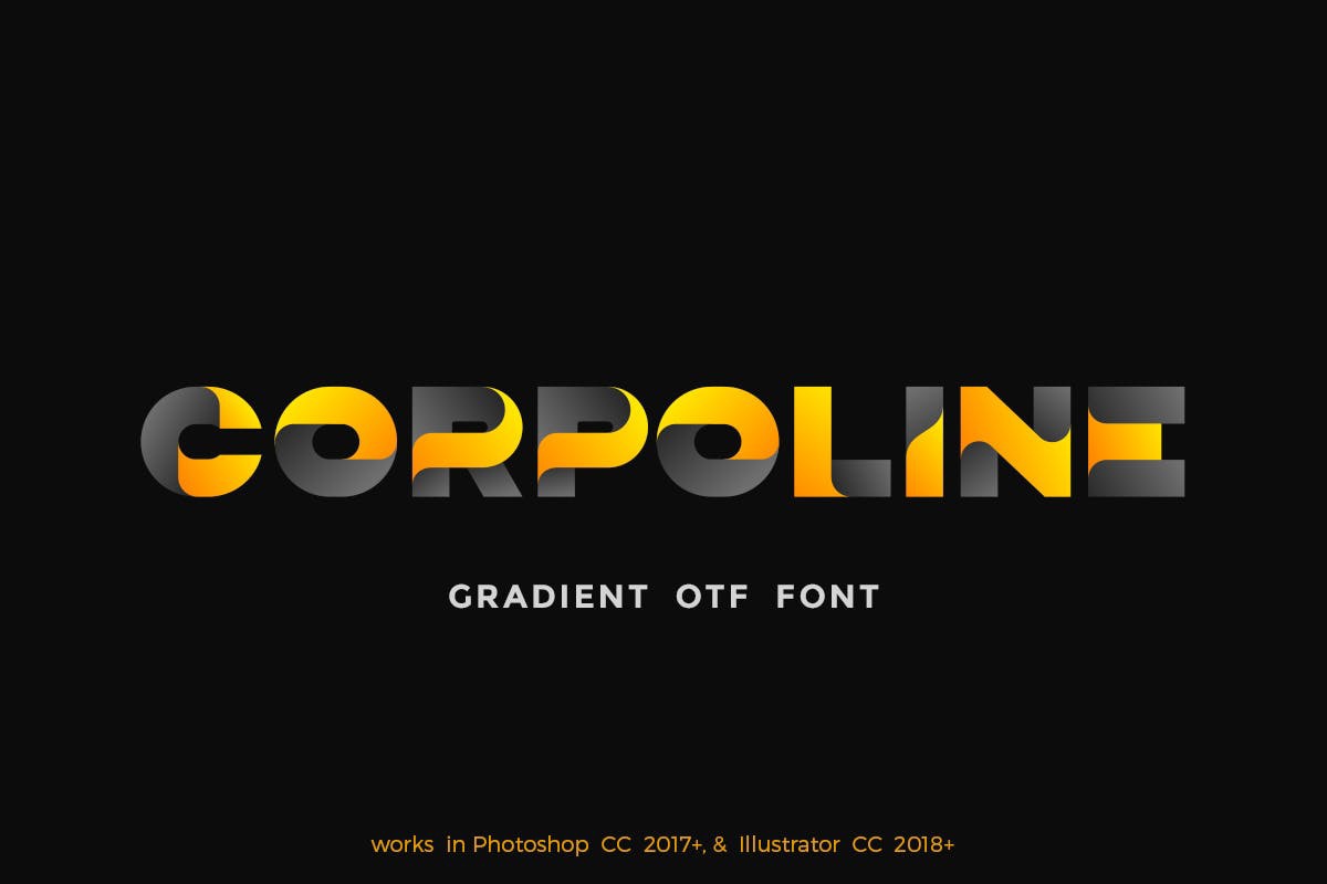 Corpoline Font preview