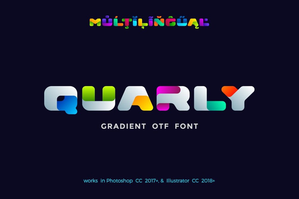 Quarly Regular Font preview