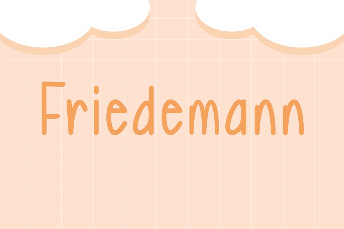 Friedemann Font preview