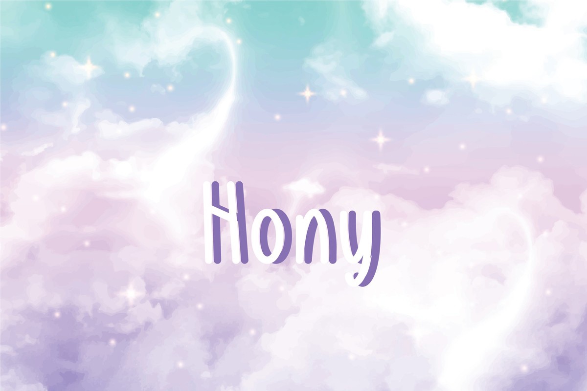 Hony Font preview