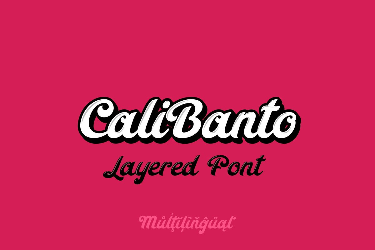 CaliBanto Main Font preview