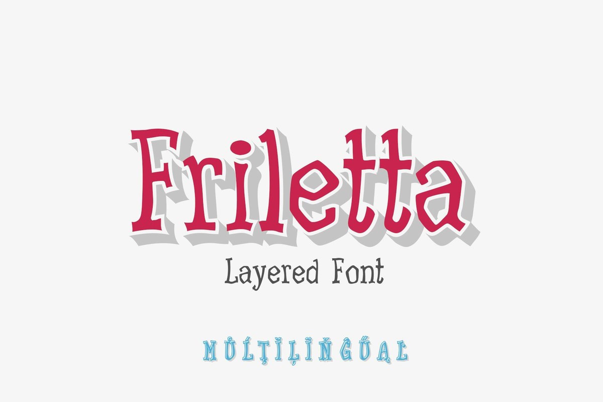 Friletta Regular Font preview