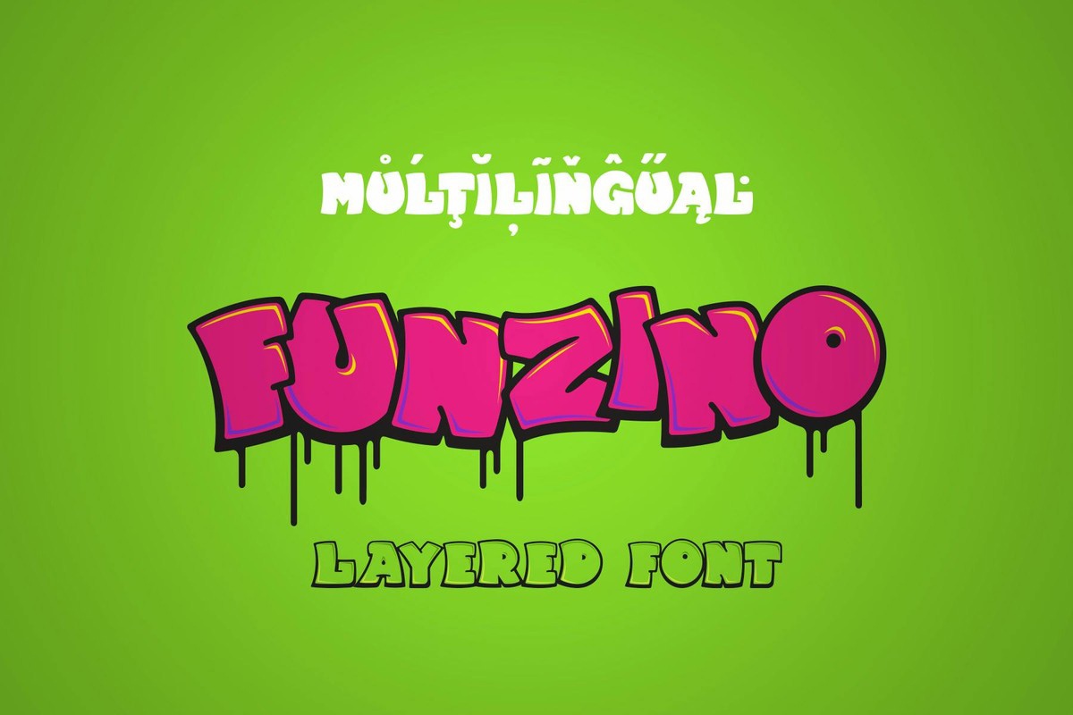 Funzino Glare Font preview