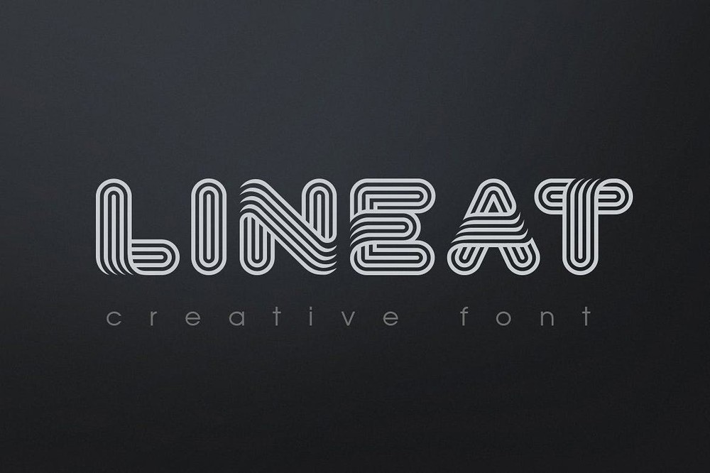 Lineat Regular Font preview