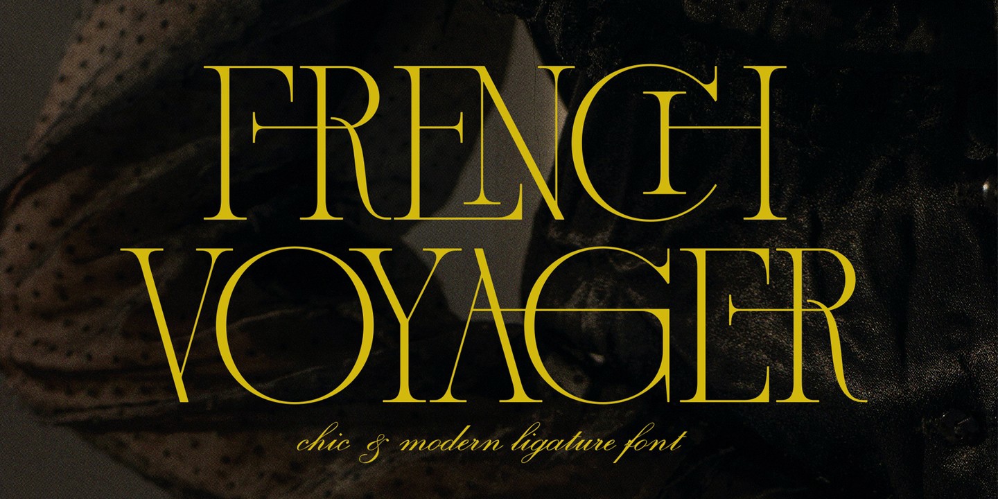 French Voyager Regular Font preview