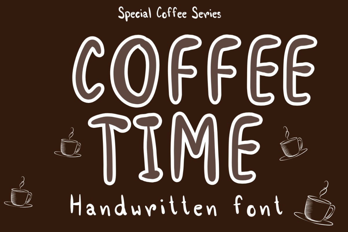 Coffee Time Regular Font preview