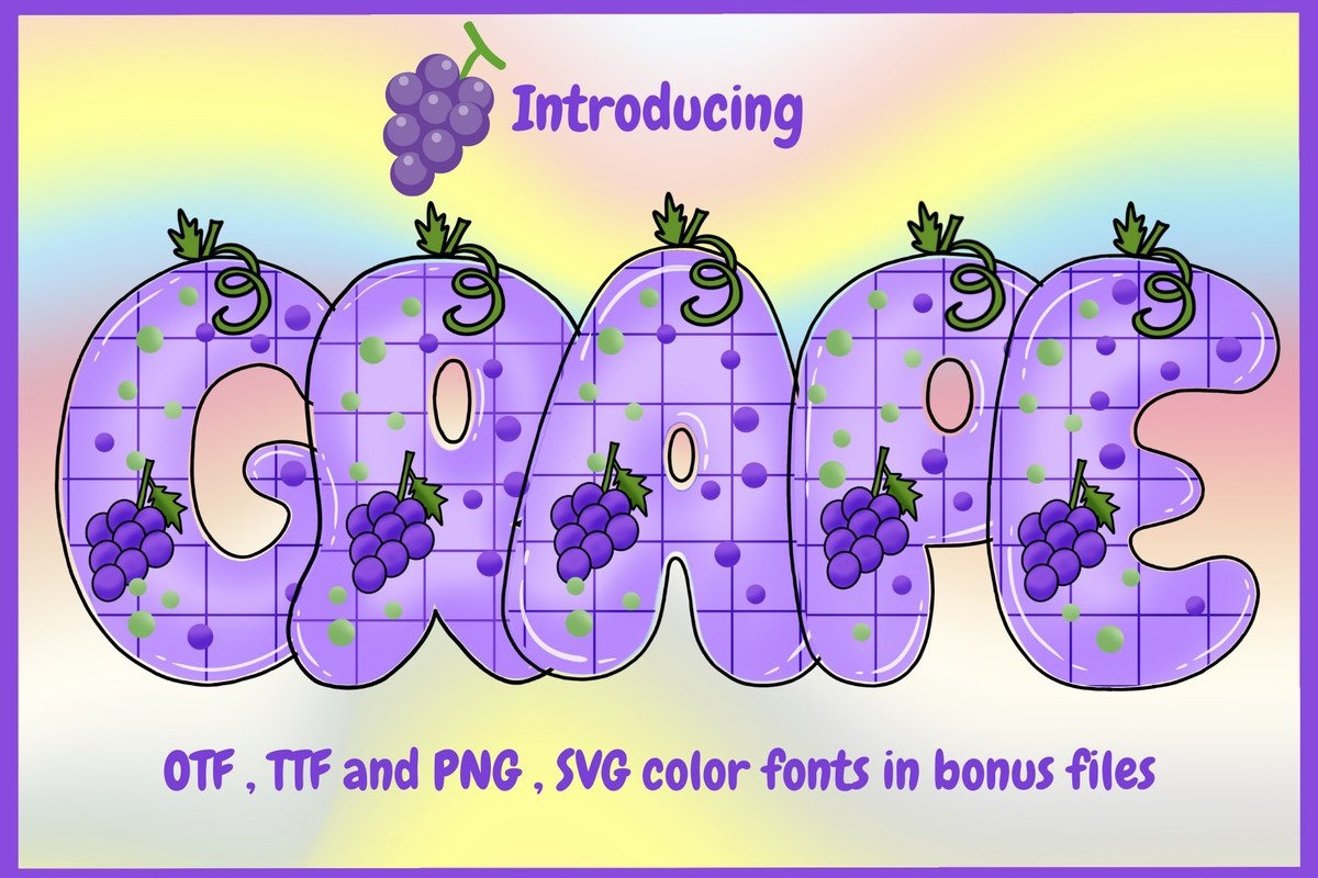 Grape Font preview