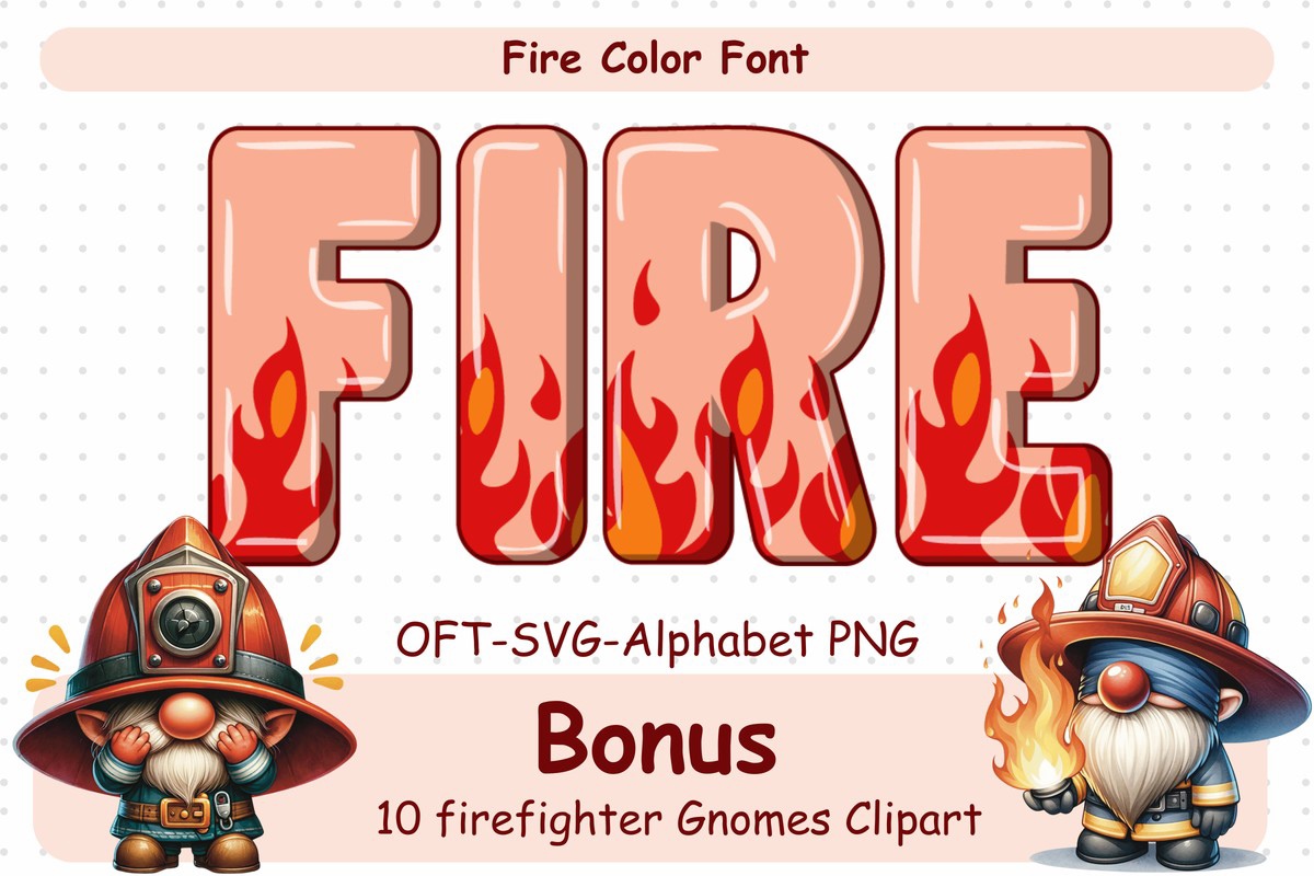 Fire Regular Font preview