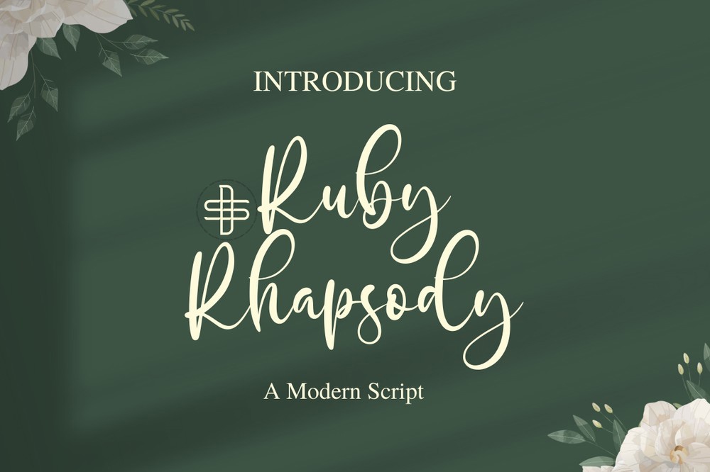 Ruby Rhapsody Regular Font preview