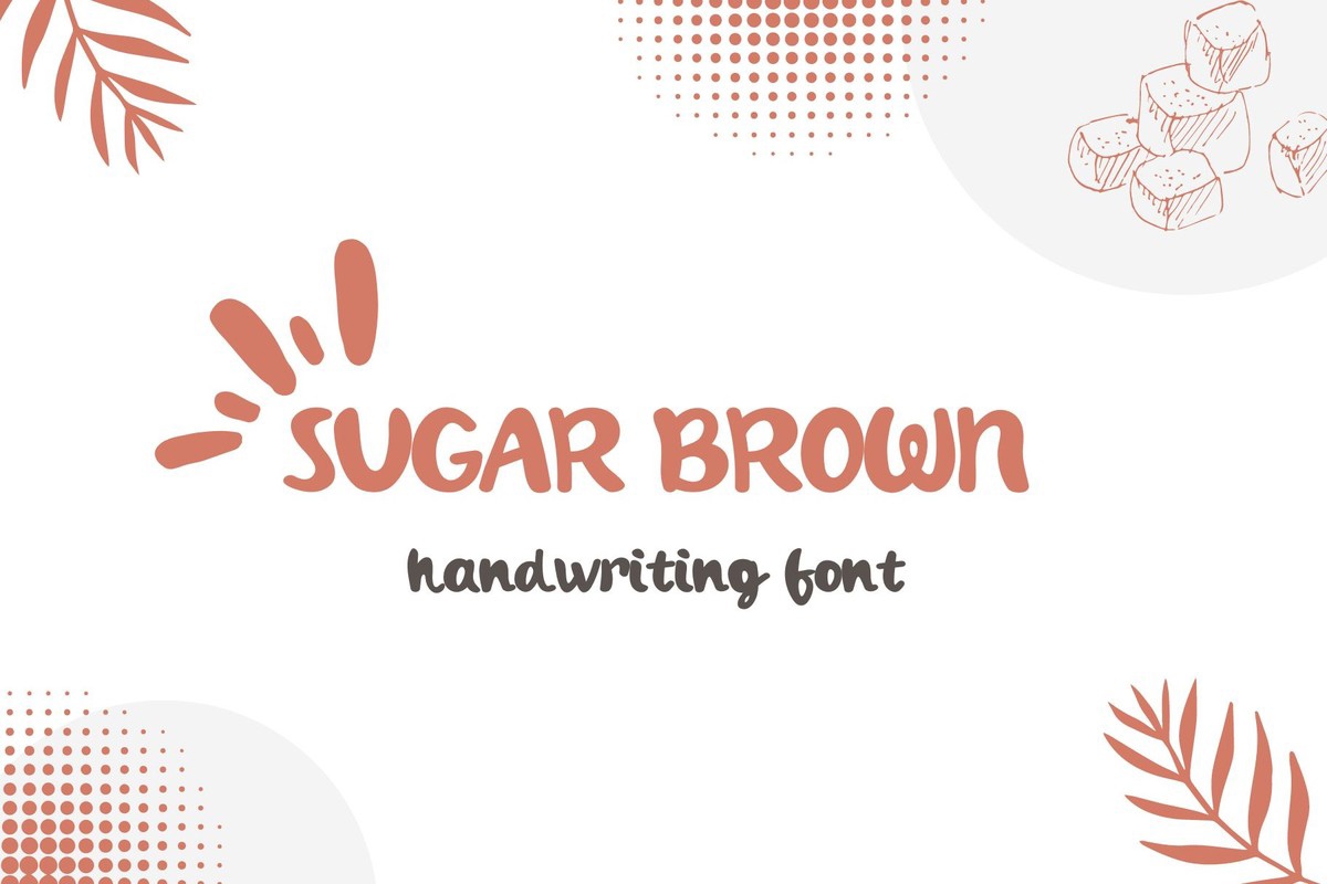 Sugar Brown Regular Font preview