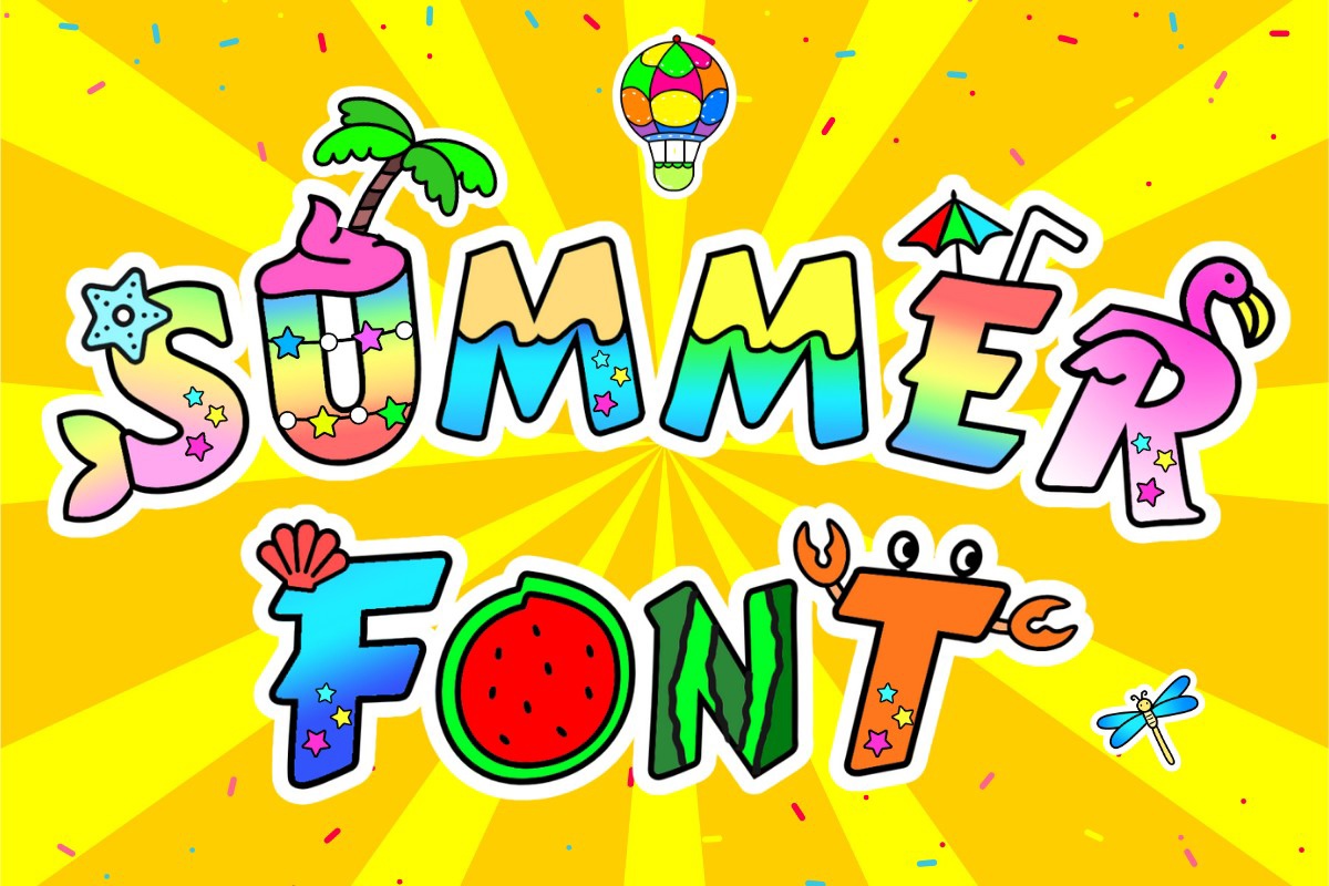 Summer 3 Font preview