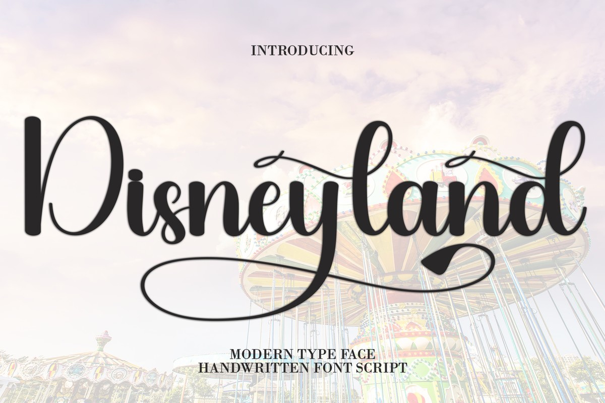 Disneyland Regular Font preview