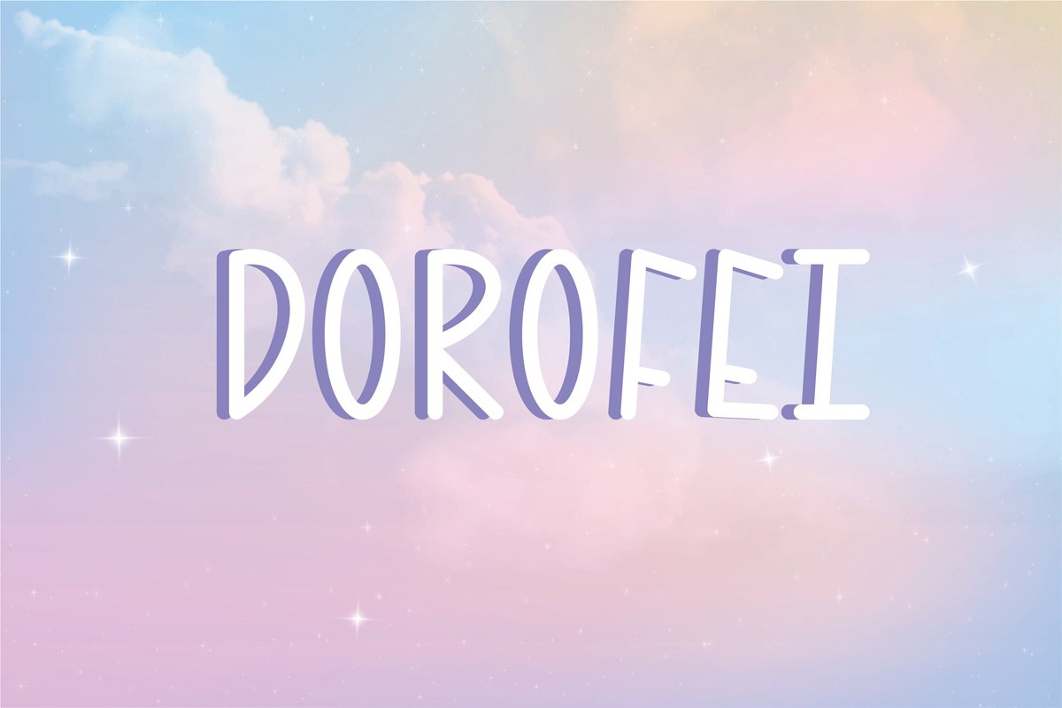 Dorofei Font preview