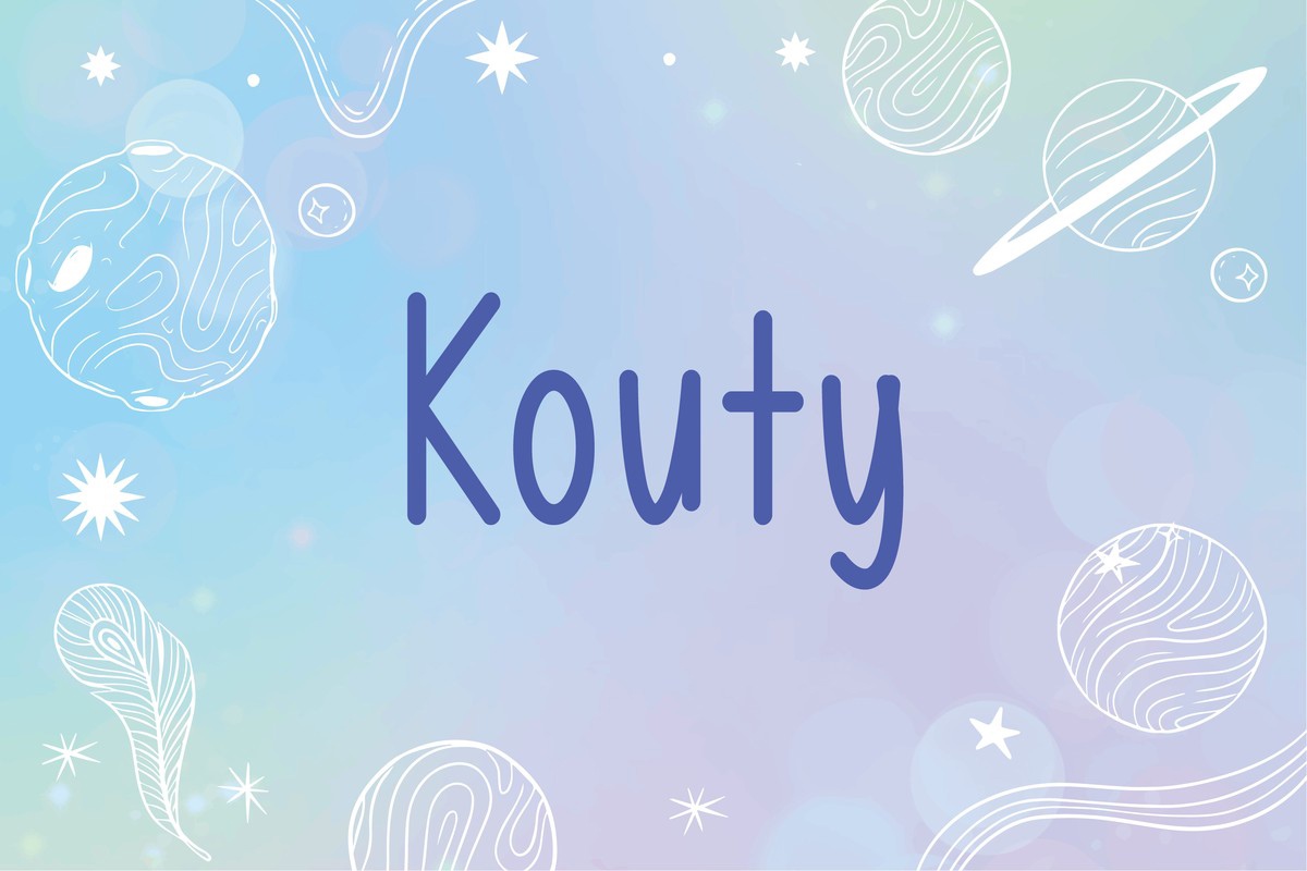 Kouty Font preview