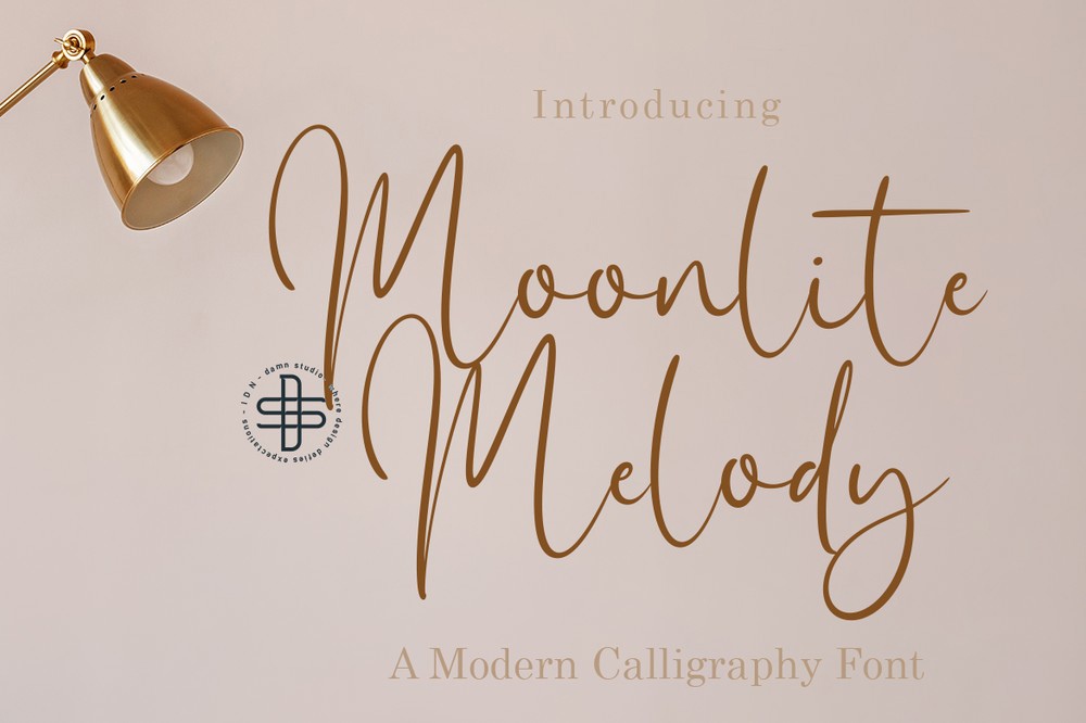 Moonlite Melody Regular Font preview