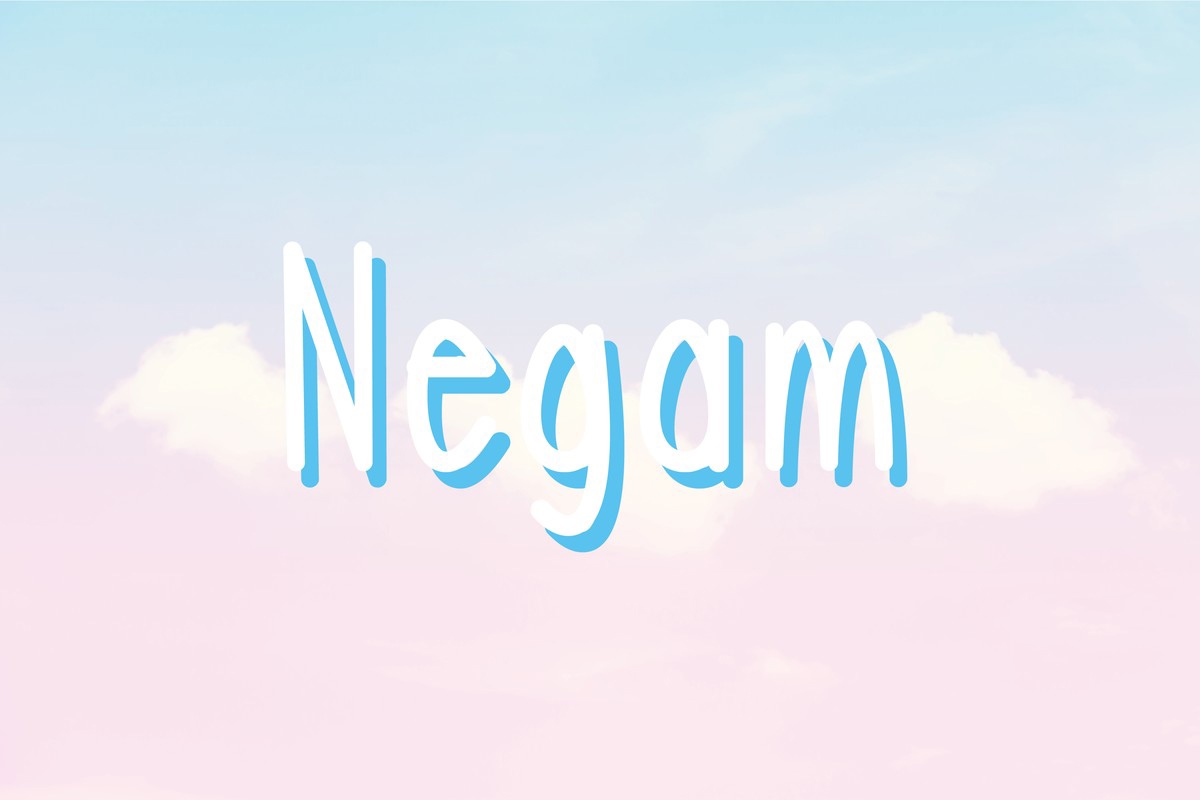 Negam Font preview