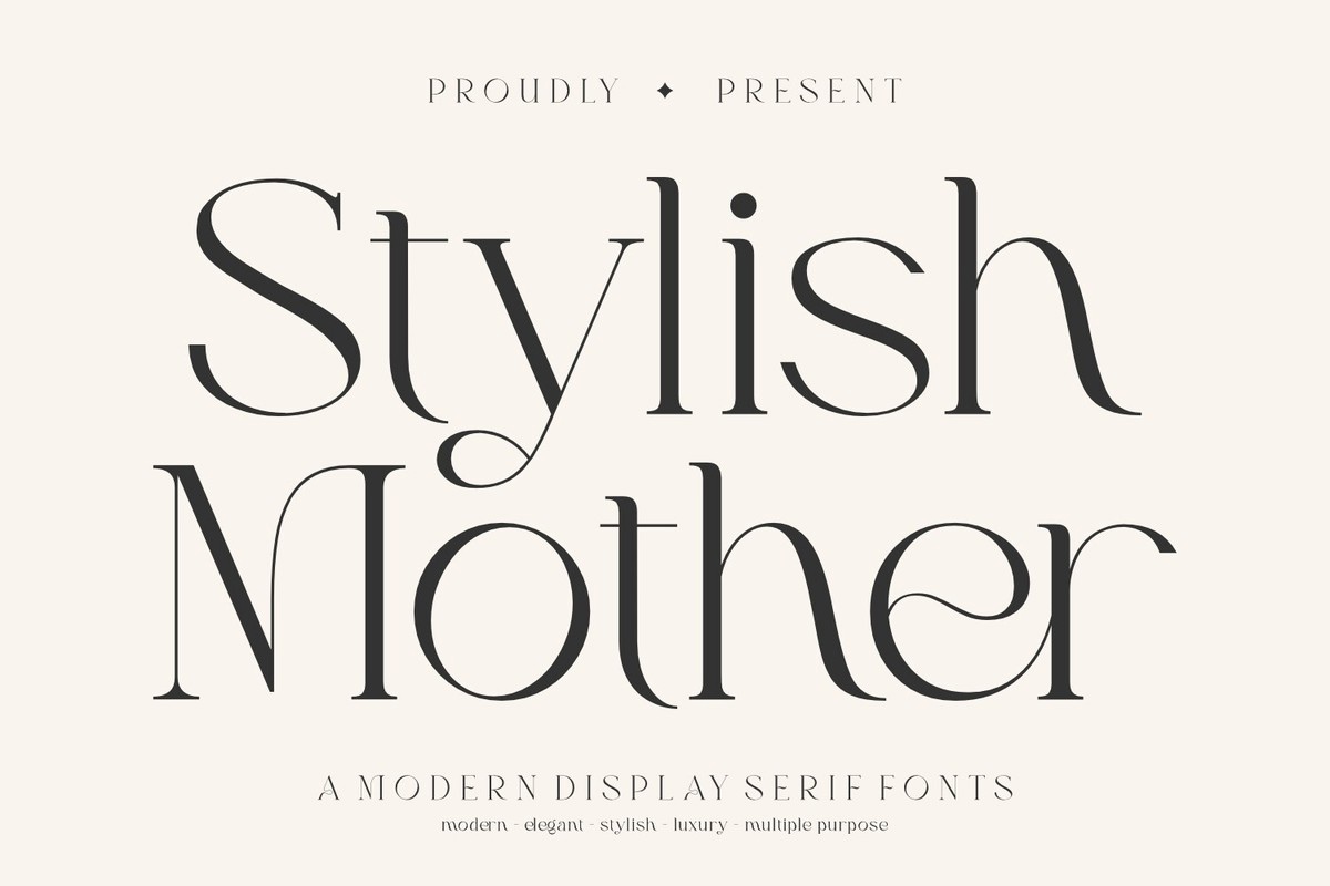 Stylish Mother Font preview