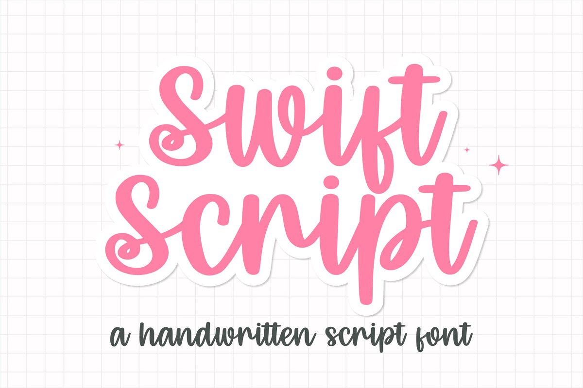 Swift Script Font preview