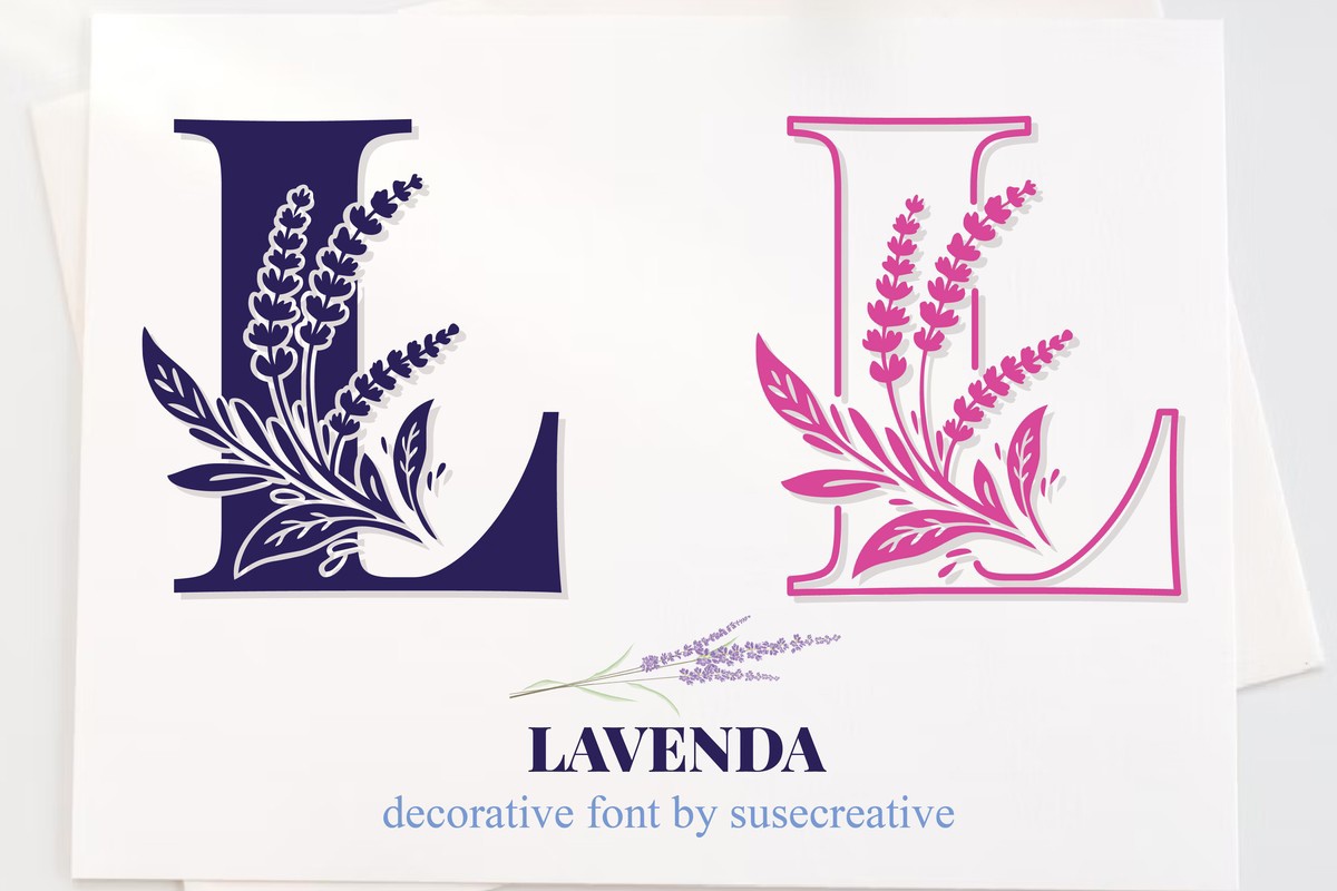 Lavenda Font preview