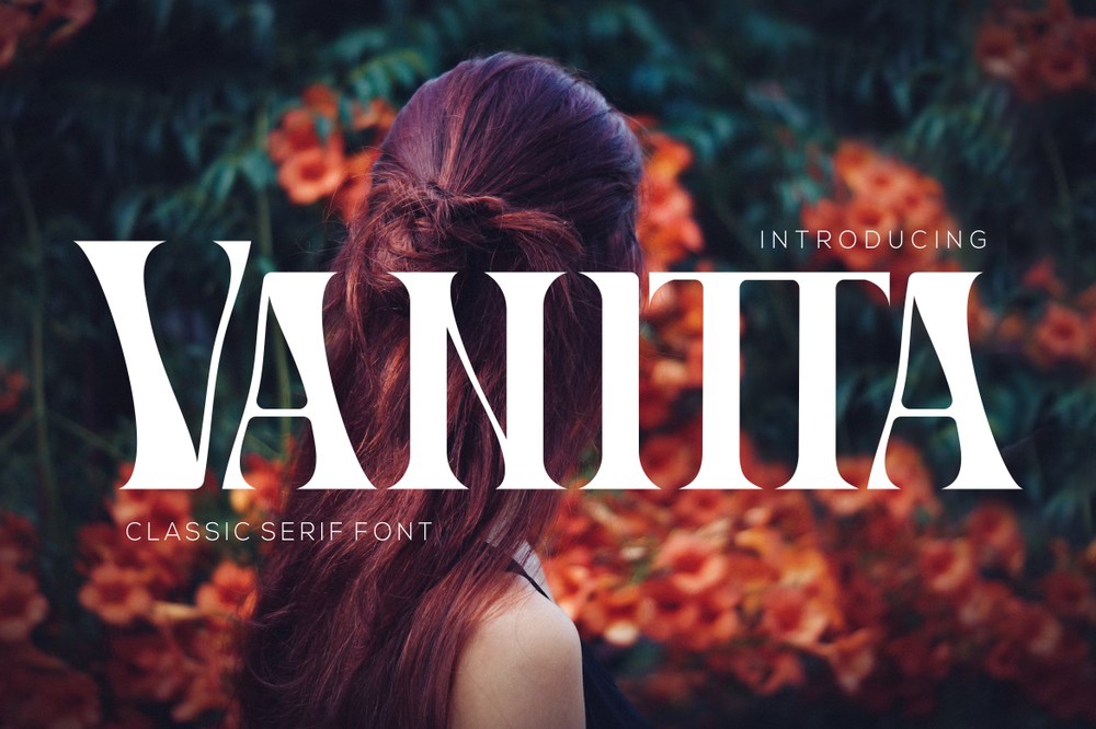 Vanitta Regular Font preview