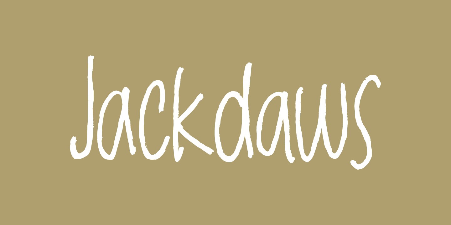 Jackdaws Regular Font preview