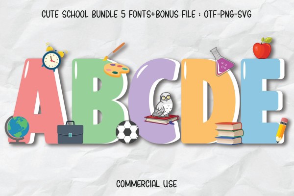 Cute School Font preview