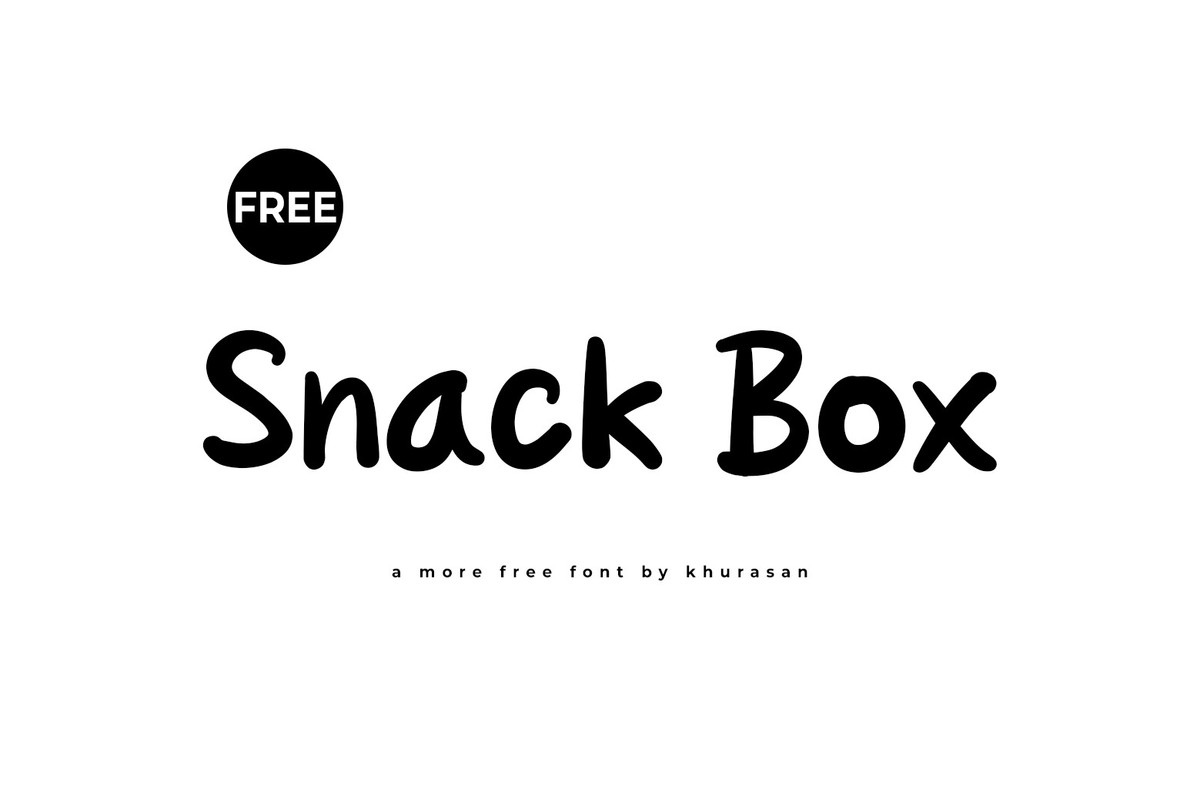 Snack Box Regular Font preview