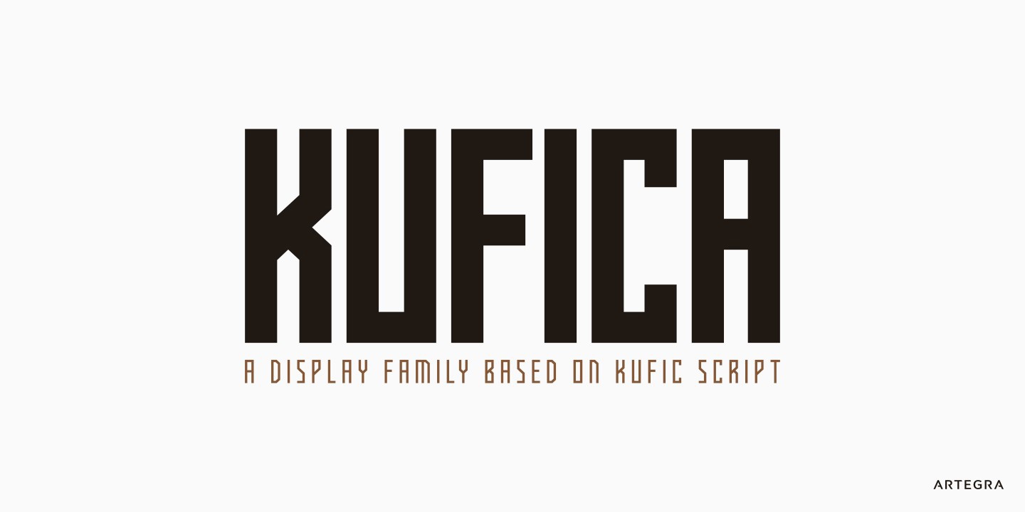 Kufica Regular Font preview