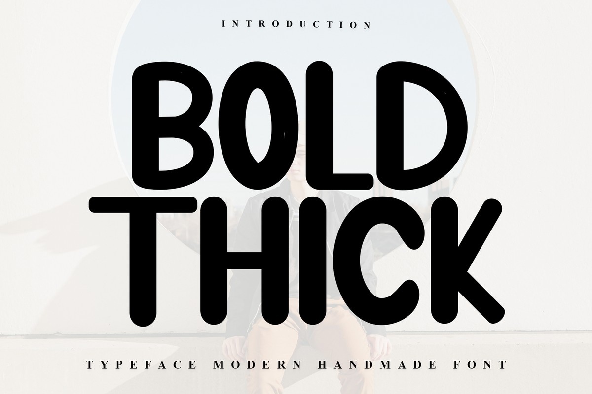 Bold Thick Regular Font preview