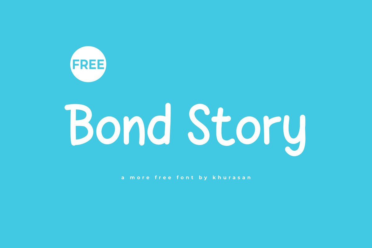 Bond Story Font preview