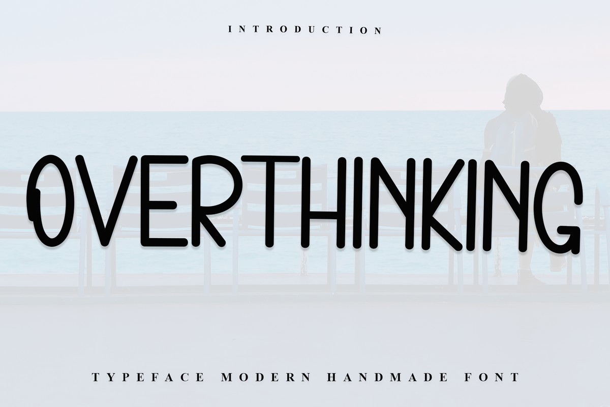 Overthinking Regular Font preview