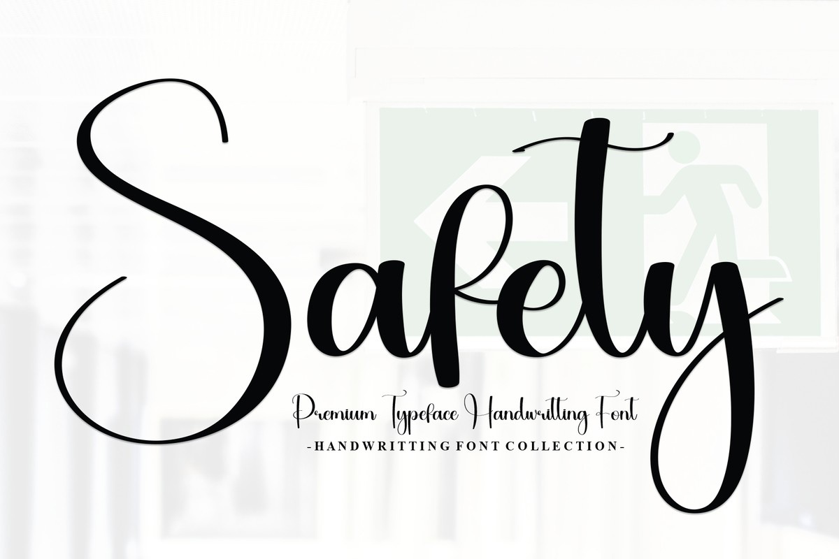 Safety Font preview