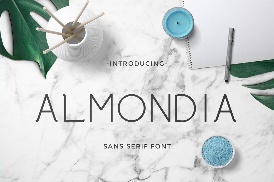 Almondia Light Font preview