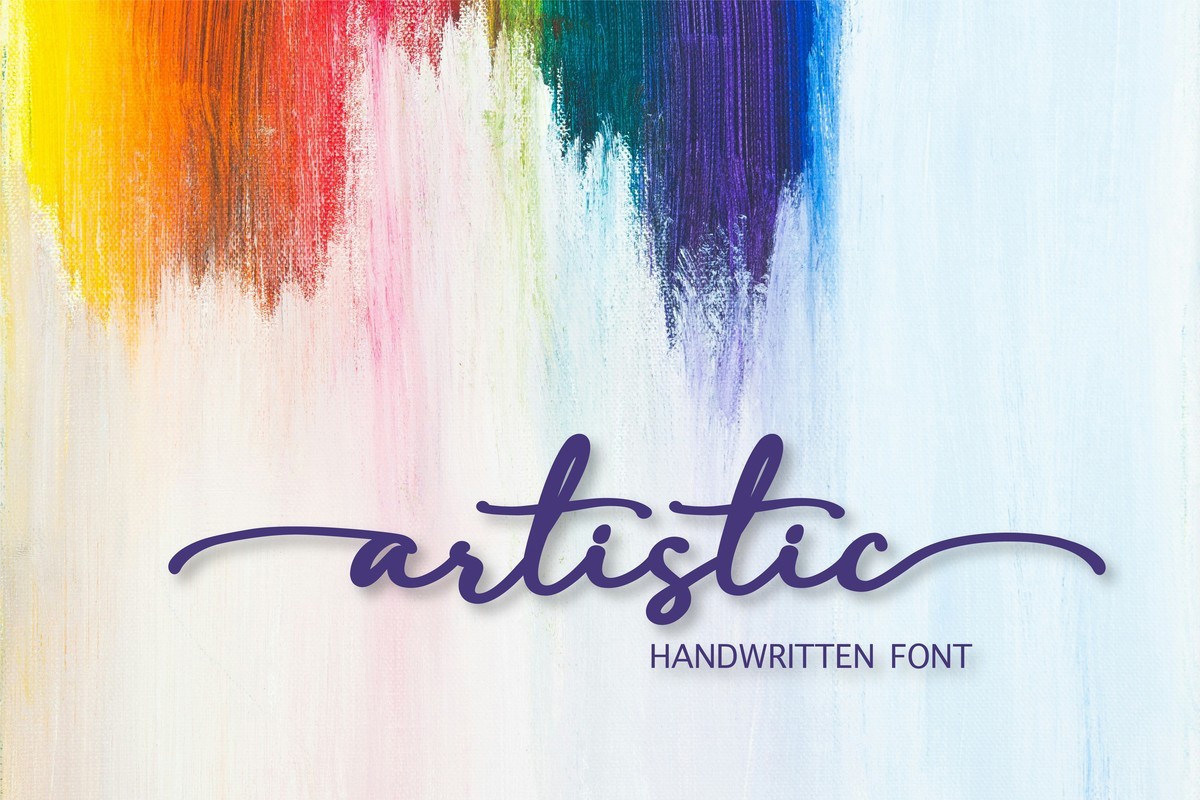 Artistic Font preview