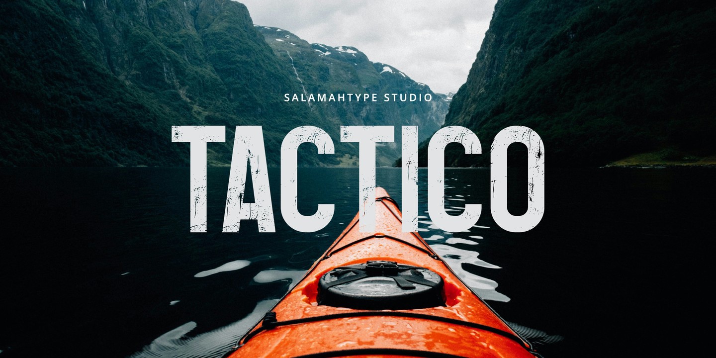 Tactico Font preview