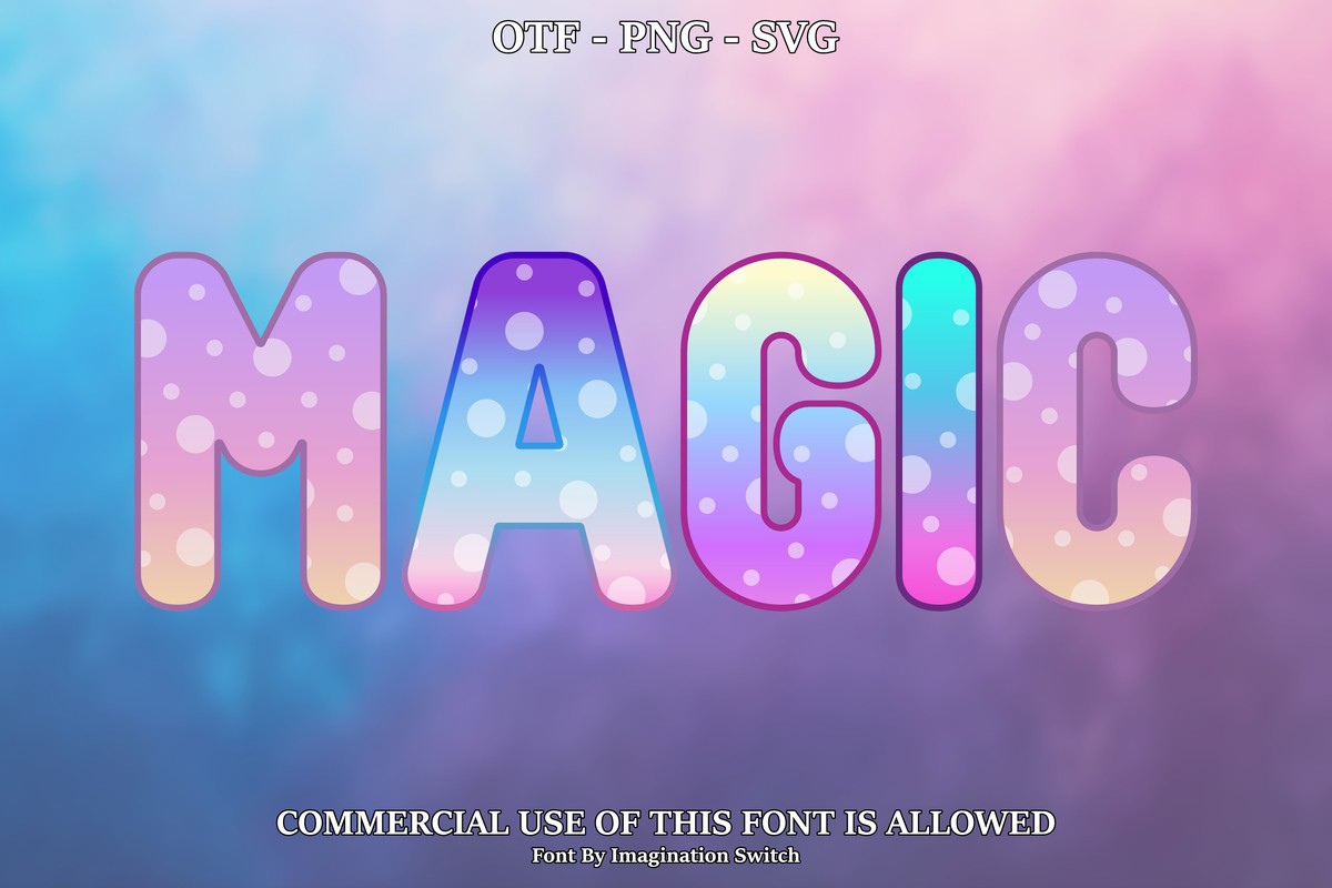 Magic Font preview