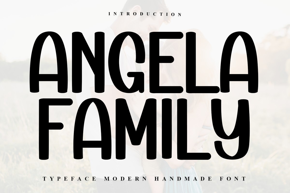 Angela Family Regular Font preview